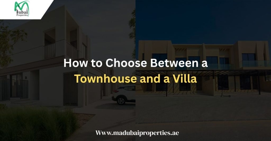 townhouse vs villa