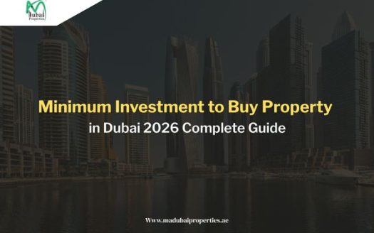 Minimum investment to buy property in Dubai