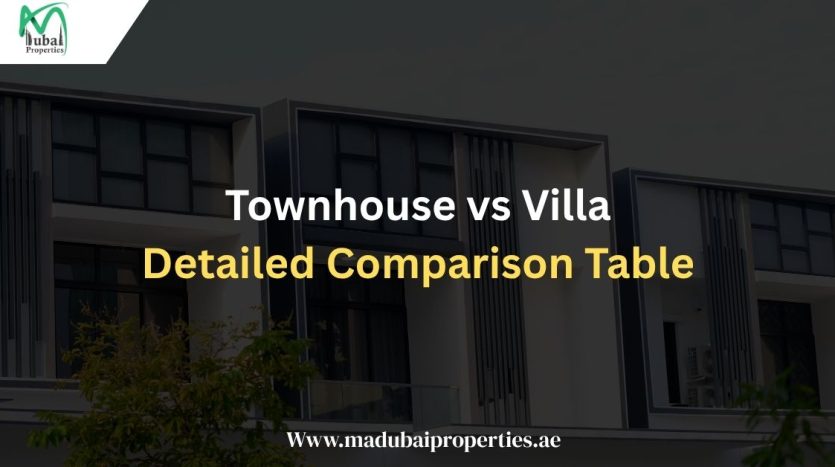 townhouse vs villa